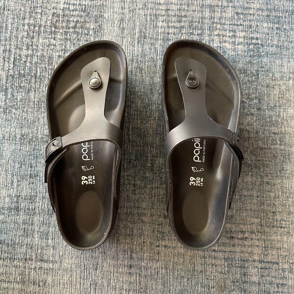 Birkenstock Gizeh Leather Platform Size 39